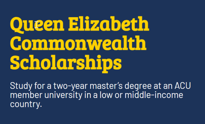 Queen Elizabeth Commonwealth Postgraduate Scholarships 2024